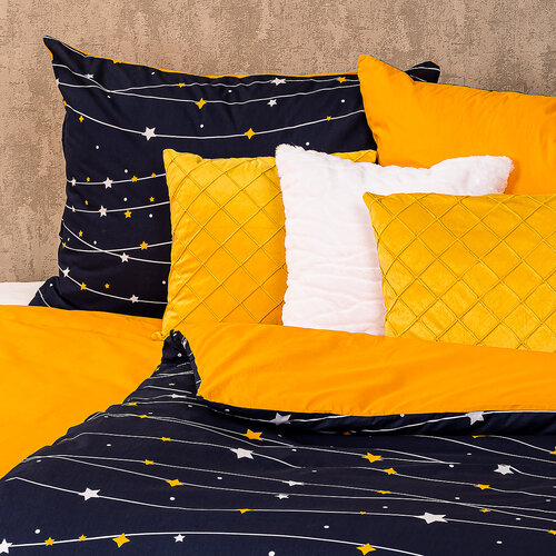 4Home Baumwollbettwäsche Night sky, 160 x 200 cm, 70 x 80 cm