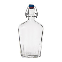 Glasflasche mit Bügelverschluss Bianco 0,5 l