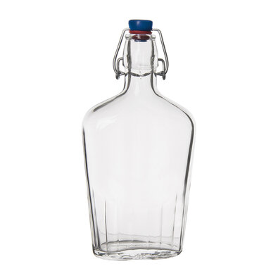 Steklena steklenica z zapiralko Bianco 0,5 l