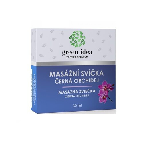 Obrázok Topvet Masážna sviečka Čierna orchidea, 30 ml 