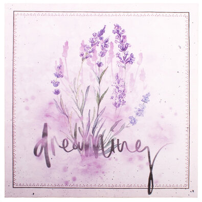 Slika na platnu z lavando Dreaming, 28 x 28 cm