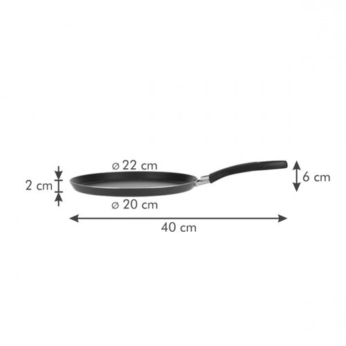 Tescoma PRESTO palacsinytasütő 22 cm, 22 cm termék 2. képe