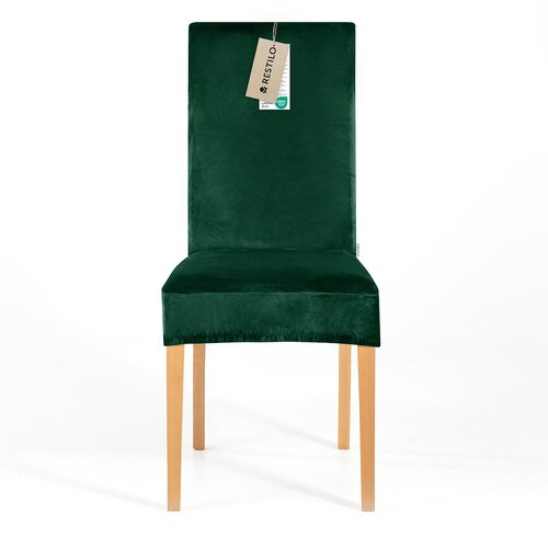 Restilo Napinac za stol Sento temno zelena, 48 x48 x 58 + 10 cm, komplet 6 kosov