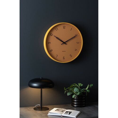 Karlsson 5950YE design falióra 40 cm, sárga