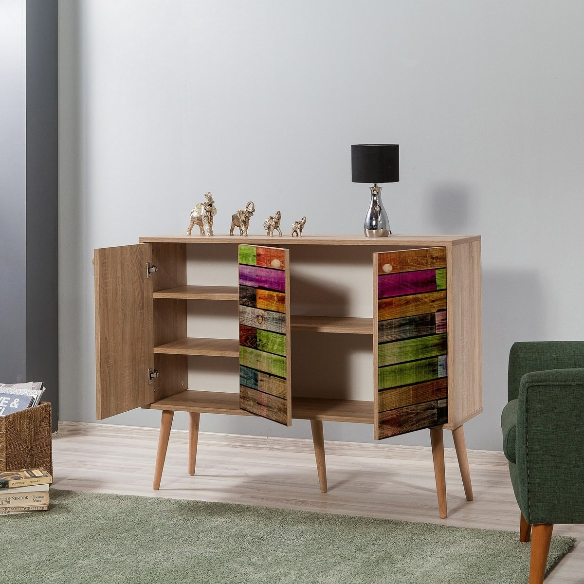 Skrinka Mega Color Sonoma Oak