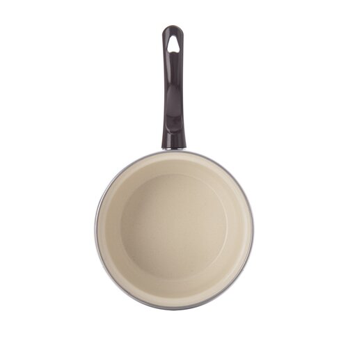 Orion Cratiță emailată cu margine Brown, diametru16 cm