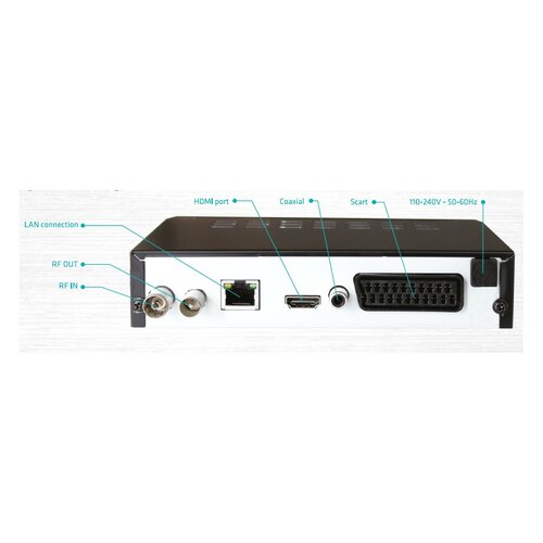 Maxxo T2 HEVC / H.265 Set-top box + WIFI adaptér