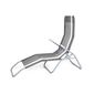 Happy Green Strandfotel antracit, 142 x 60 x 96cm, 142 x 60 x 96 cm