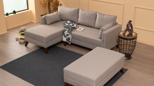 Sofa narożna Bella Narożnik Lewy 2 Kremowy