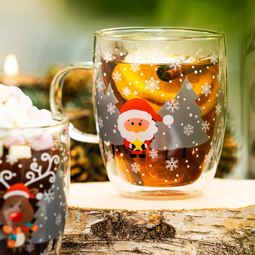 4Home termo skodelica Mug Santa Hot&amp;Cool 270ml, 2 kos