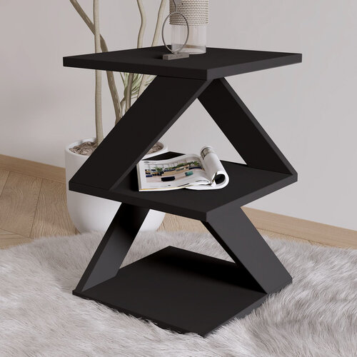 Odkládací stolek Albeni Black Oak