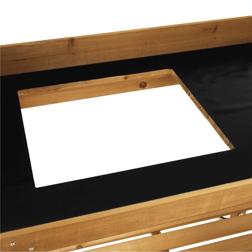 Gartenarbeitstisch Bardy, braun, 94 x 49 x 120 cm