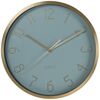 Nástěnné hodiny Puntos modrá, pr. 30 cm