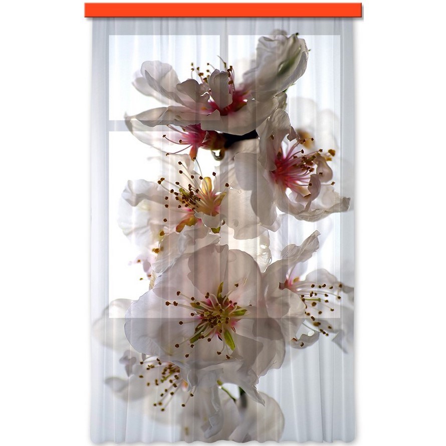 AG ART Závěs Flowers, 140 x 245 cm