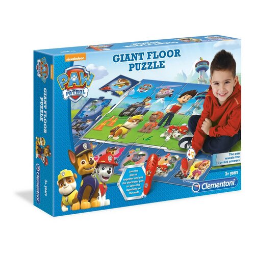 Clementoni PAW PATROL Velké podlahové puzzle s interaktivním perem