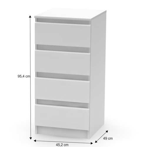 Komoda HANY NEW 009, biały