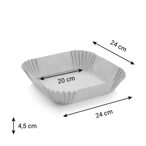 Tescoma DELICIA papírsütő forma négyzet 20 x 20 cm, 50 db