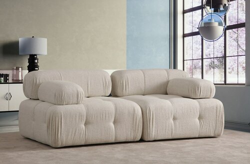 Canapea Doblo 2 Cream Bouclette
