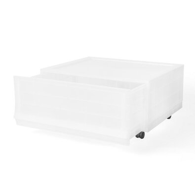 Modulární úložný box Wave Mist s kolečky 54,6 x 43,4 x 22 cm