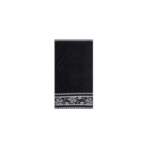 Ručník Fiora černá, 30 x 50 cm