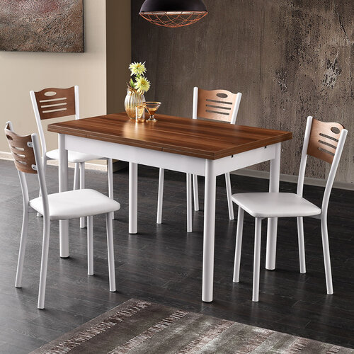 Esstisch Polo Walnut White