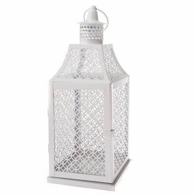 Latarnia metalowa do zawieszenia Stefano, 14,5 x 36 x 14,5 cm