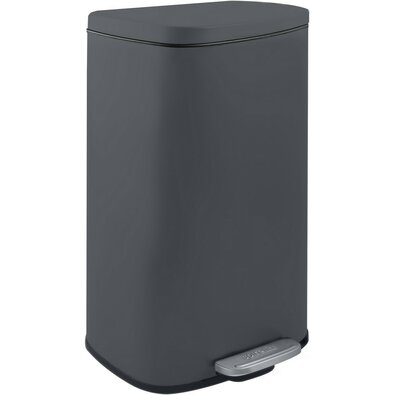 Spirella Pedálový odpadkový koš soft-close Akira 30 l, matná šedá