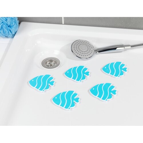 Wenko Protislizke podložke za kad Fish, 5 kosov