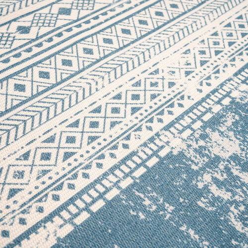Csíkos szőnyeg futó, szürke, 60 x 90 cm