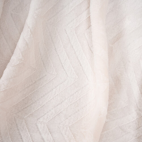 Pătură Sava albă, 130 x 160 cm