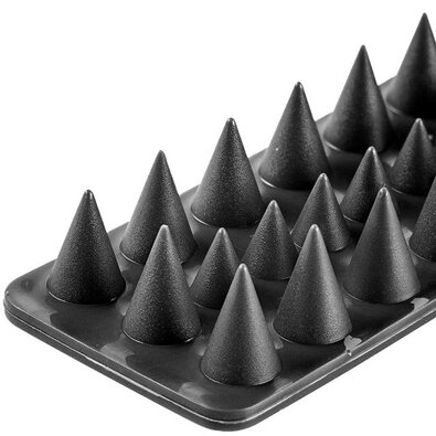 4-delni set proti pticam, plastika črna, 50 x 4,5cm