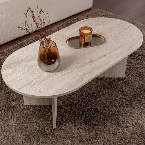 Masă de cafea Sable Travertine