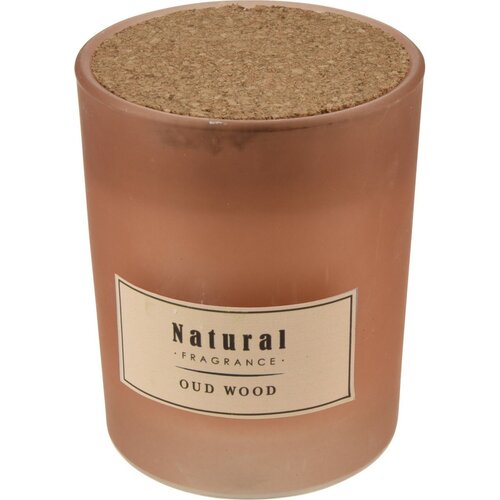 Lumânare parfumată în borcan Old Wood, 8 x 10 cm, 200 g