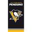 BedTex Osuška NHL Pittsburgh Penguins Black, 70 x 140 cm