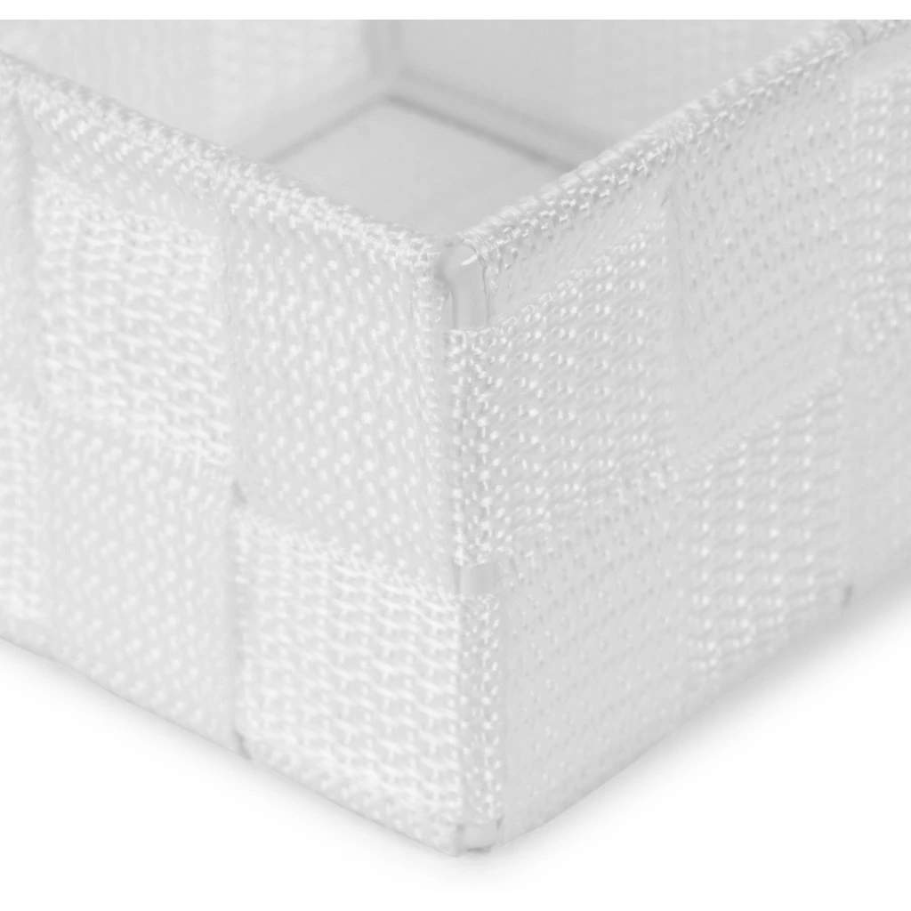 Compactor Úložný organizér do zásuvky Compactor TEX - košík S, 12 x 12 x 7 cm, bílý, S - thumb (2)