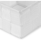 Compactor Úložný organizér do zásuvky S TEX, 12 x 12 x 7 cm, biela