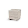 MADERA SQUARE ECO WOOD virágtartó 38,5 cm , fehér ECO