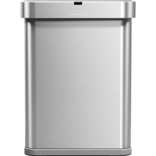 Simplehuman Kosz bezdotykowy z czujnikiem głosu 58 l, nierdzewny matowy