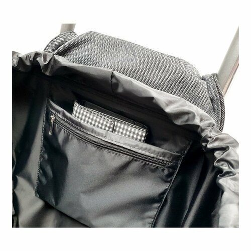 Rolser Nákupná taška na kolieskach I-Max Star 2, čierno-biela