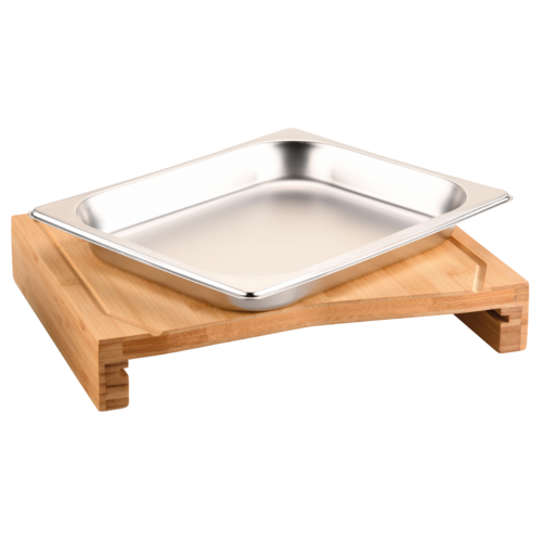 Kesper 58356 Tăietor cu tavă de depozitare, inoxidabil, 36,5 x 28,5 x 6,8 cm