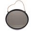 Plastikowe lustro wiszące Embellir czarne,średnica 25 cm