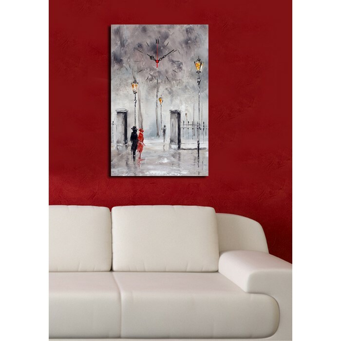 Zegar ścienny Abstract YYCS-1, 45 x 70 cm