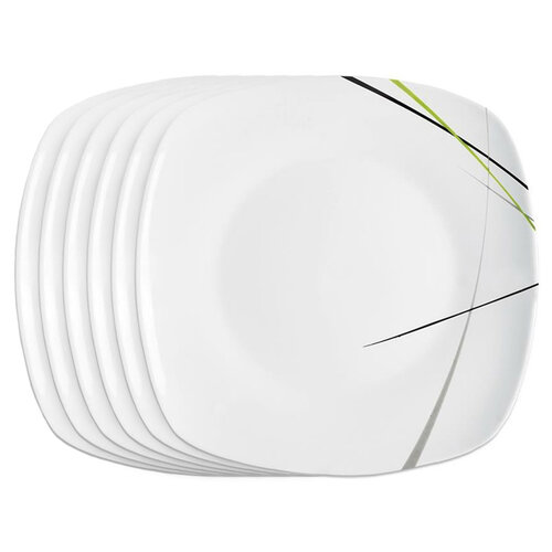 Orion desertni krožnik GREEN, 6 kosov