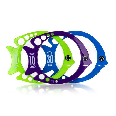 Sportwell Zestaw pierścieni do nurkowania Fish, 3 szt.