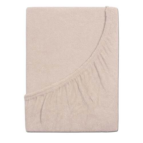 4Home Frottee-Bettlaken Ideal Kaffee, 100 x 200 cm