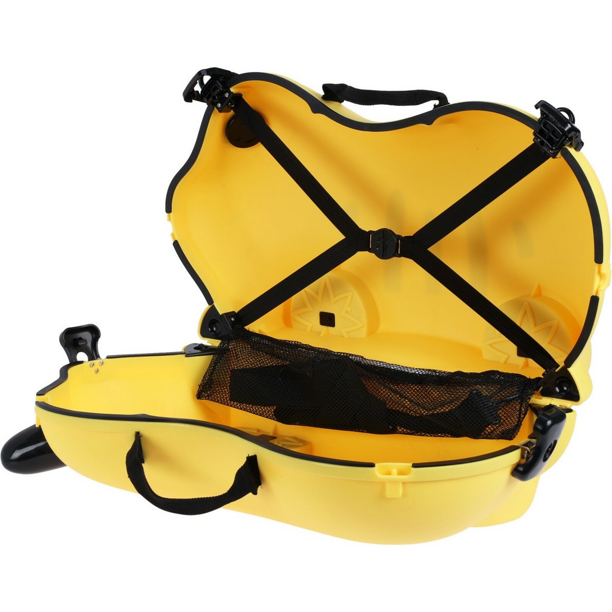 Gyermek bőrönd kerekekkel, sárga , 52 x 21 x 32 cm, sárga termék 2. képe