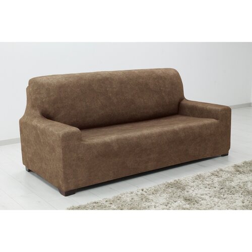 Stretchbezug für Sofa ESTIVELLA braun , 180-220 cm