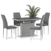 Sada jídelních židlí DCL-379 GREY2, 4 ks