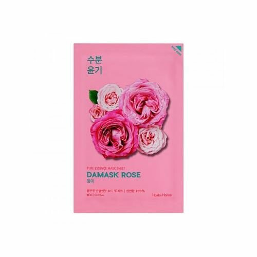 Obrázok Holika Holika Pure Essence Mask Sheet Damask Rose plátenná maska s hydratačným a revitalizačným účinkom 20 ml