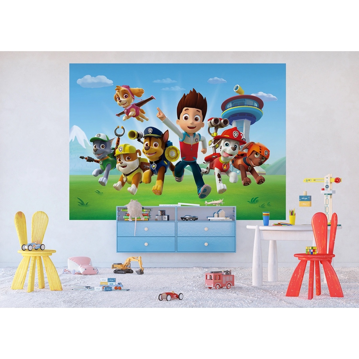 Detská fototapeta Paw Patrol 251 x 182 cm, 4 diely